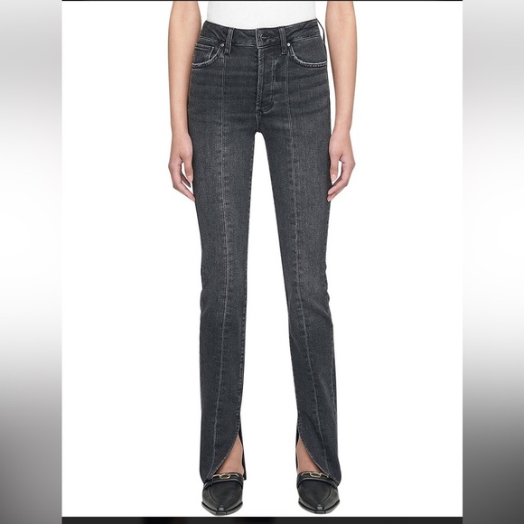 Anine Bing Washed Black Jeans - Picture 1 of 16